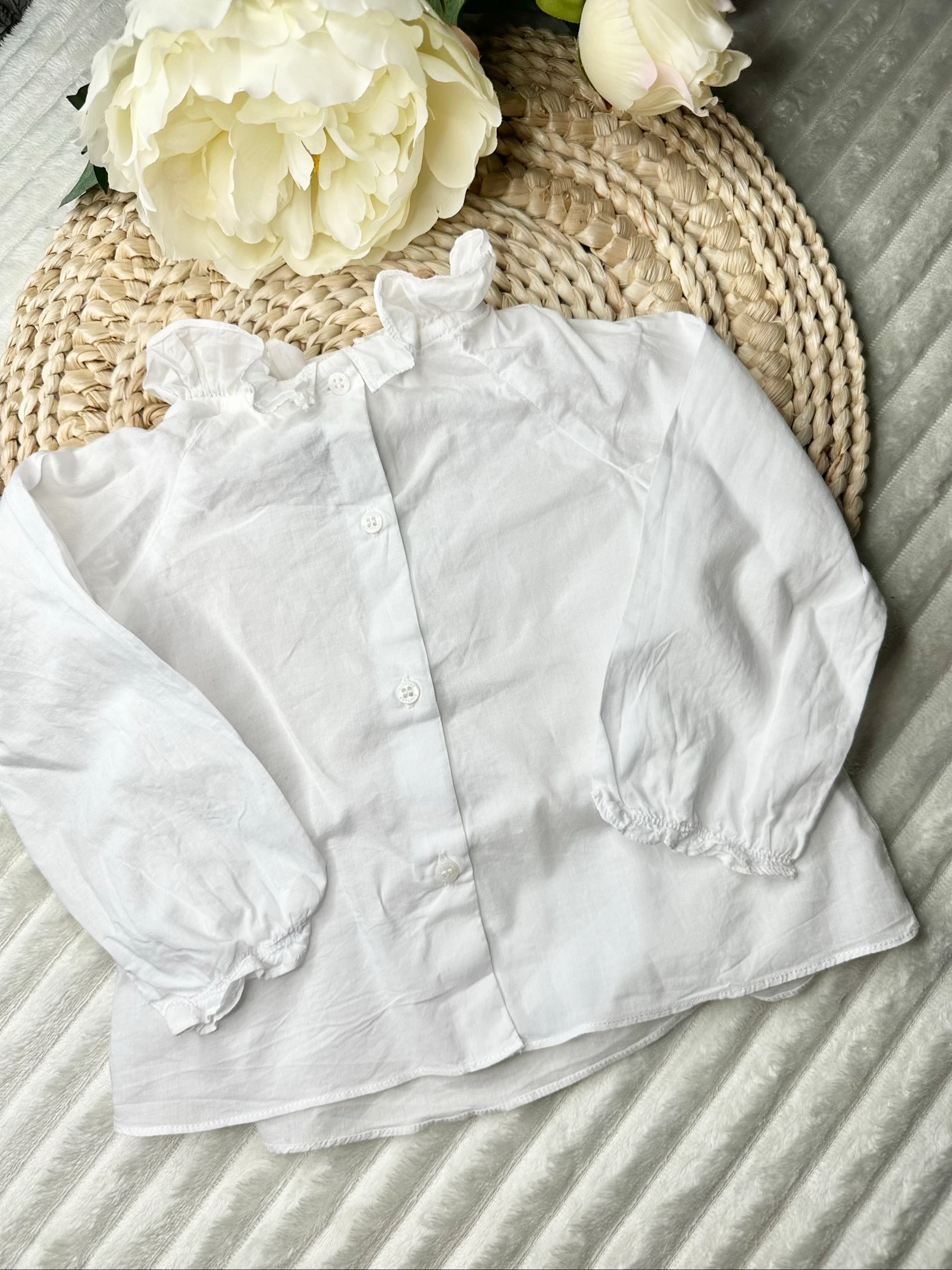 Witte hemdblouse Cyrillus 18 maanden – photo 6